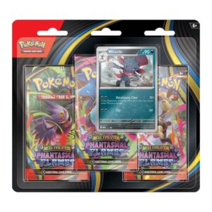 Pokémon TCG: Phantasmal Flames – 3-Pack Blister – Weavile