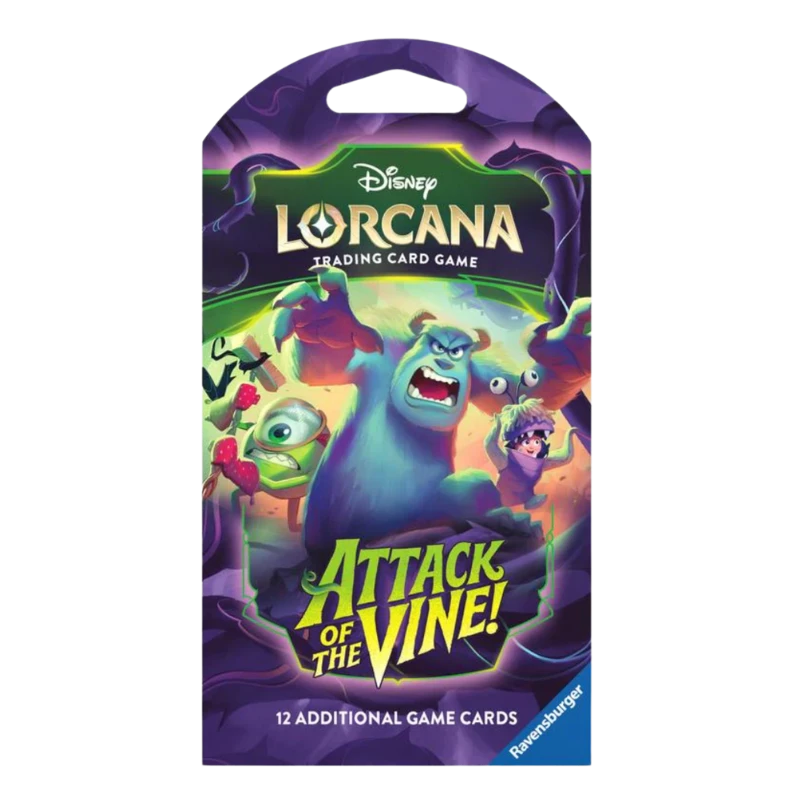 Disney Lorcana - Attack of the Vine! - Sleeved Booster Pack